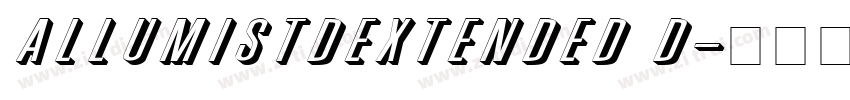 AllumiStdExtended D字体转换 AllumiStdExtended D字体转换
